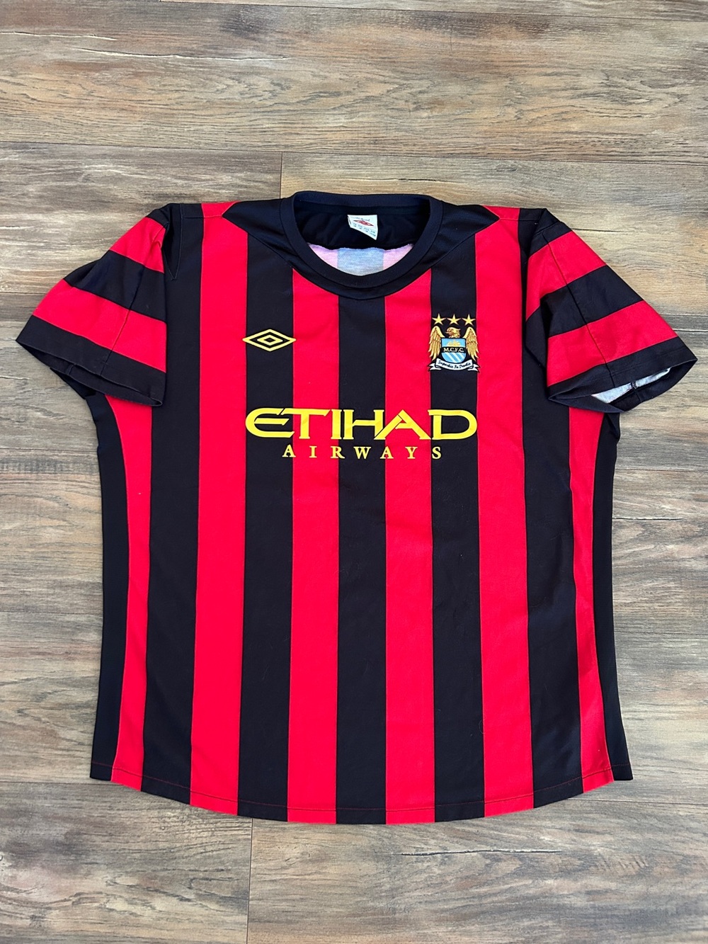 Manchester City 2011-2012 Away Kit Umbro Soccer Jersey Size 48
